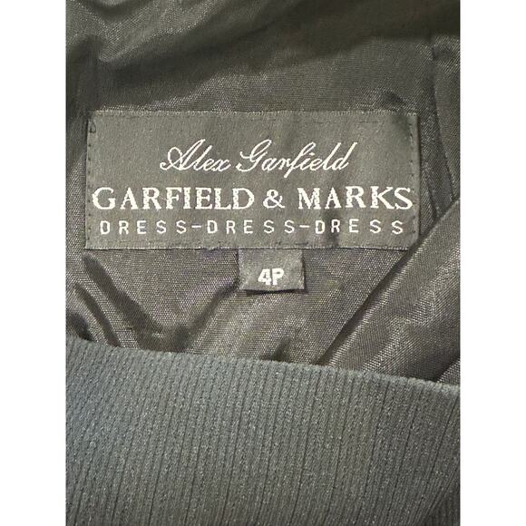 Garfield & Marks by Alex Garfield Women's Black Dress Set Size 4P (095) - Picture 3 of 12